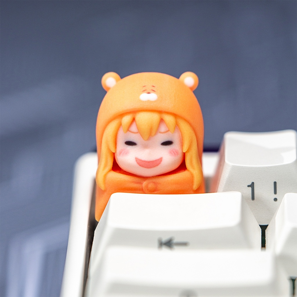 干物妹!うまるちゃん 干物妹小埋風 メカニカルキーボードデフォルメキーキャップ 小埋(うまる)表情4種選択可 MXスイッチ対応 超高精細彩色レジン造形 同人グッズ
