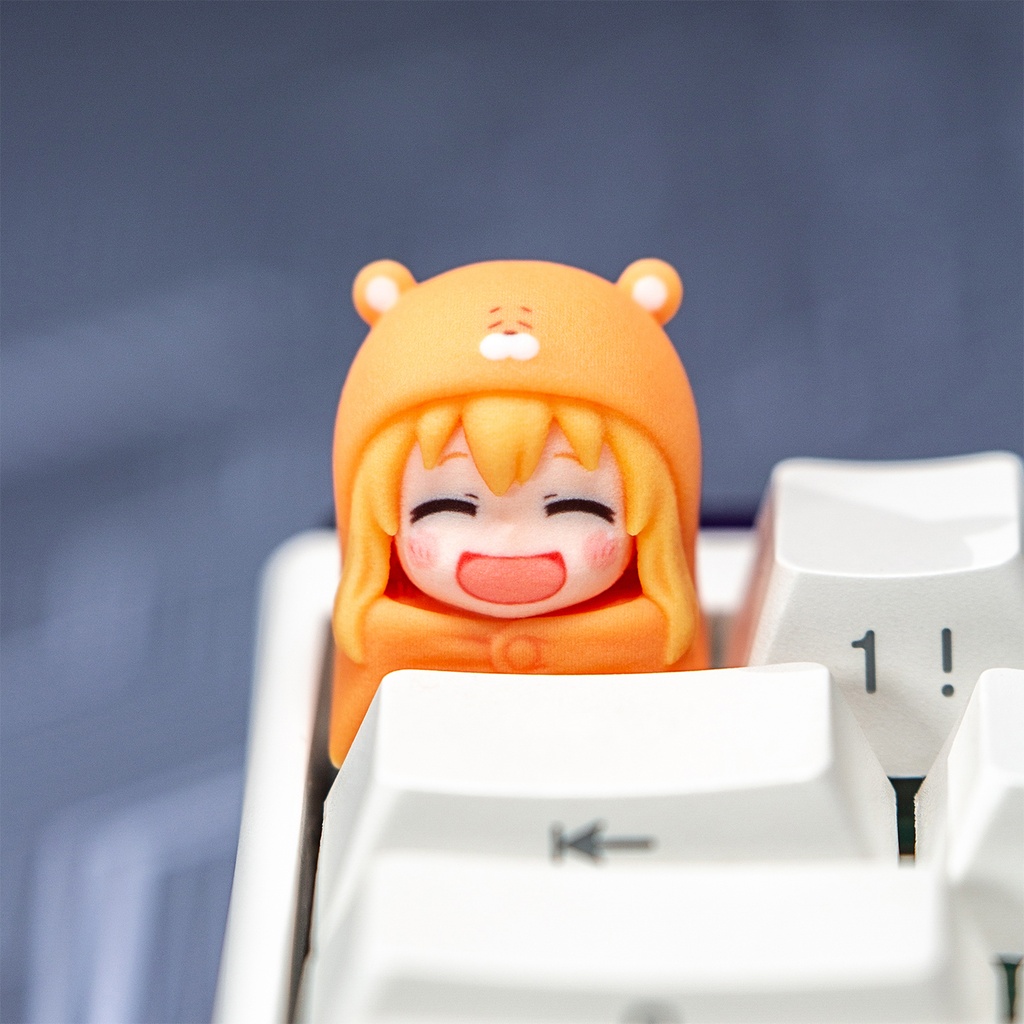 干物妹!うまるちゃん 干物妹小埋風 メカニカルキーボードデフォルメキーキャップ 小埋(うまる)表情4種選択可 MXスイッチ対応 超高精細彩色レジン造形 同人グッズ