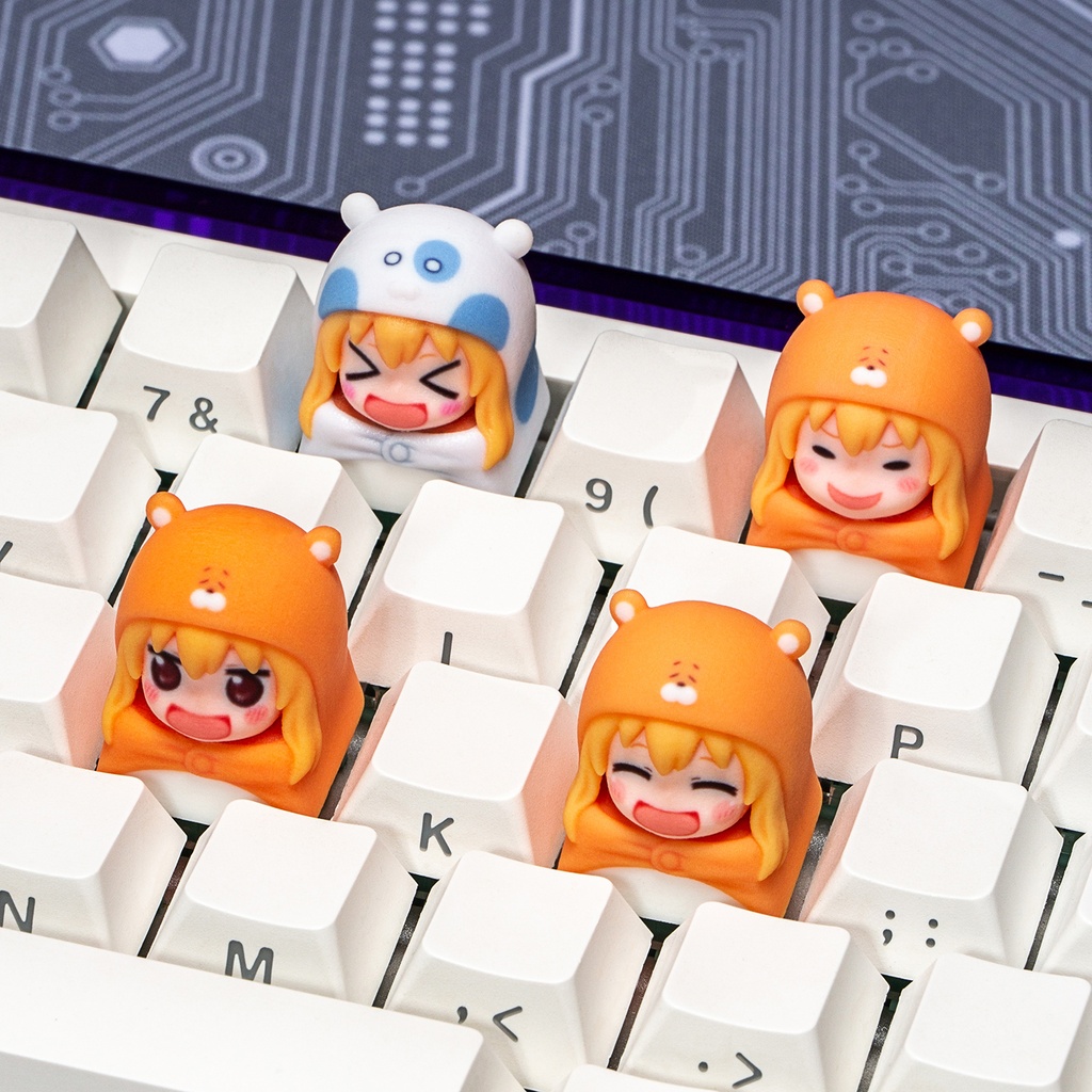 干物妹！うまるちゃん 干物妹小埋風 メカニカルキーボードデフォルメキーキャップ 小埋（うまる）表情4種選択可 MXスイッチ対応 超高精細彩色レジン造形 同人グッズ