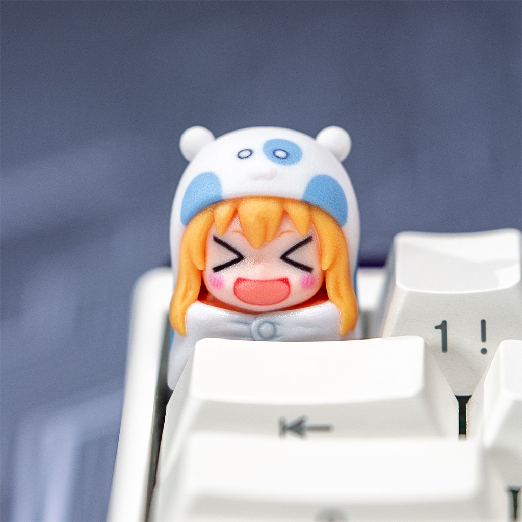 干物妹!うまるちゃん 干物妹小埋風 メカニカルキーボードデフォルメキーキャップ 小埋(うまる)表情4種選択可 MXスイッチ対応 超高精細彩色レジン造形 同人グッズ