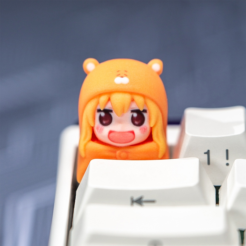 干物妹!うまるちゃん 干物妹小埋風 メカニカルキーボードデフォルメキーキャップ 小埋(うまる)表情4種選択可 MXスイッチ対応 超高精細彩色レジン造形 同人グッズ