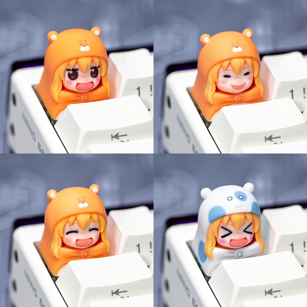 干物妹!うまるちゃん 干物妹小埋風 メカニカルキーボードデフォルメキーキャップ 小埋(うまる)表情4種選択可 MXスイッチ対応 超高精細彩色レジン造形 同人グッズ