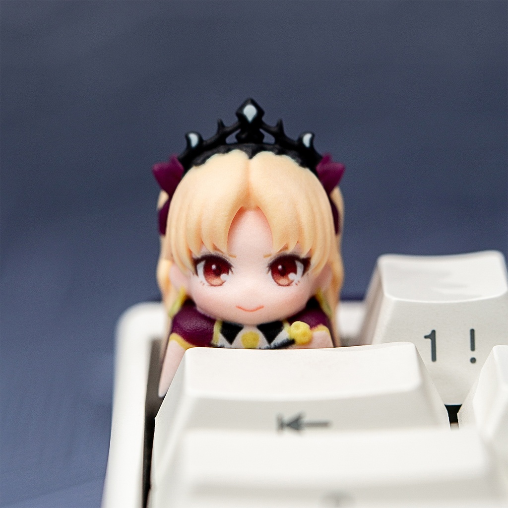 Fate FGO風 メカニカルキーボードデフォルメキーキャップ 第1弾 アルトリア(ペンドラゴン)・モルガン・エレシュキガル・イシュタル 4種選択可 MXスイッチ対応 超高精細彩色レジン造形 同人グッズ