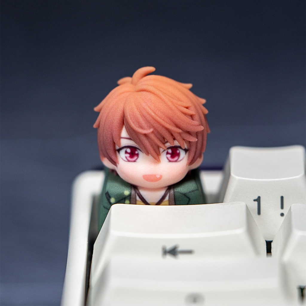 未定事件簿 Tears of Themis風 メカニカルキーボードデフォルメキーキャップ 水無瀬夏彦・森月黎・和泉景・左然 4種選択可 MXスイッチ対応 超高精細彩色レジン造形 同人グッズ