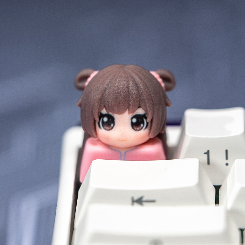 盗墓筆記 風 メカニカルキーボードデフォルメキーキャップ 張起霊・呉邪・王胖子・解雨臣・霍秀秀・黒眼鏡 6種選択可 MXスイッチ対応 超高精細彩色レジン造形 同人グッズ