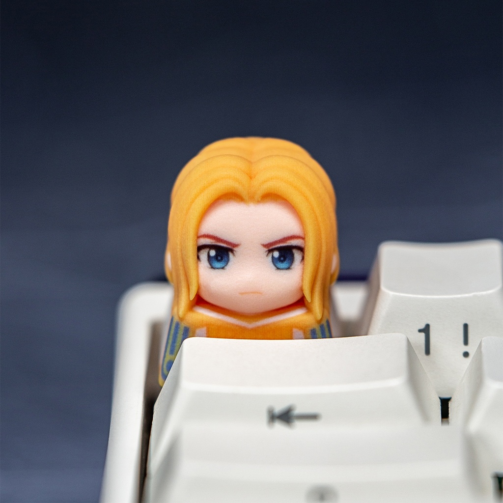 ワールド オブ ウォークラフト 風 メカニカルキーボードデフォルメキーキャップ シルヴァナス・アンドゥイン 2種選択可 MXスイッチ対応 超高精細彩色レジン造形 同人グッズ