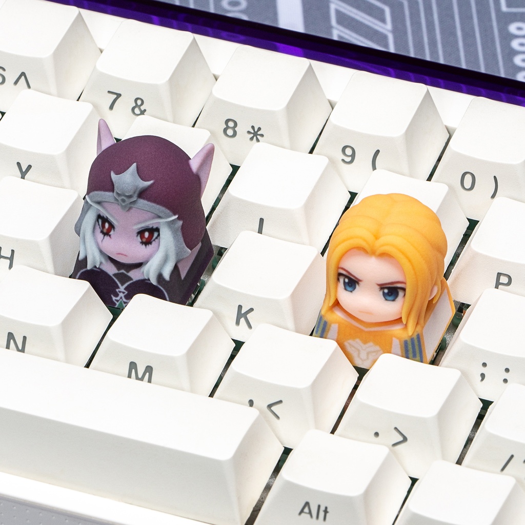 ワールド オブ ウォークラフト 風 メカニカルキーボードデフォルメキーキャップ シルヴァナス・アンドゥイン 2種選択可 MXスイッチ対応 超高精細彩色レジン造形 同人グッズ
