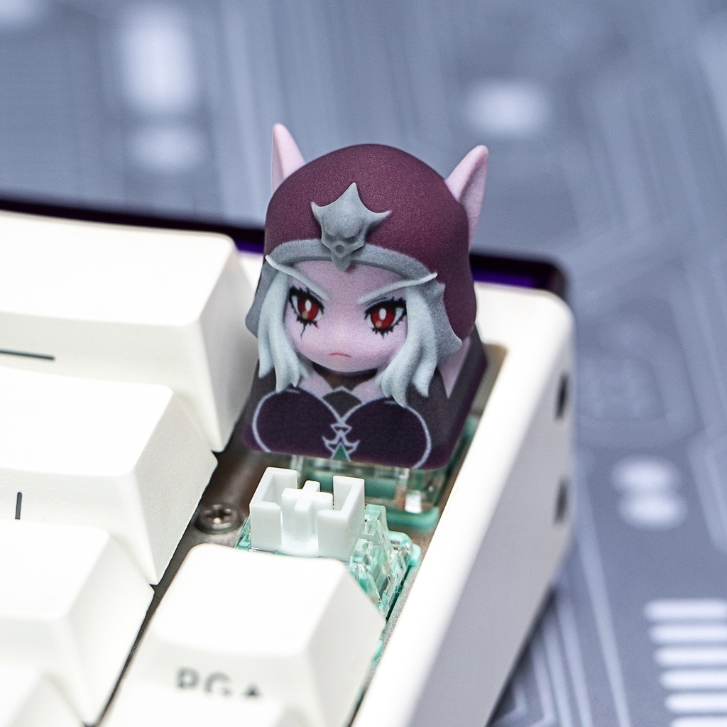 ワールド オブ ウォークラフト 風 メカニカルキーボードデフォルメキーキャップ シルヴァナス・アンドゥイン 2種選択可 MXスイッチ対応 超高精細彩色レジン造形 同人グッズ