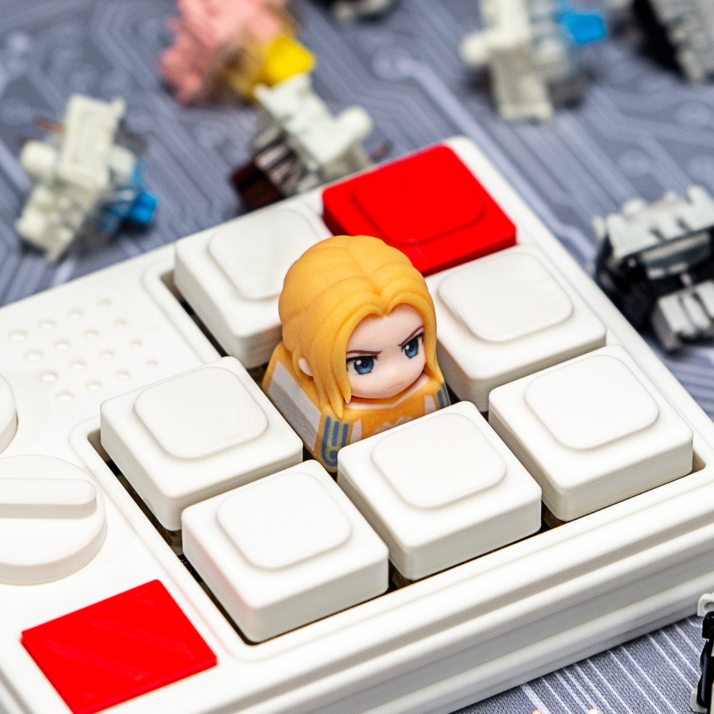 ワールド オブ ウォークラフト 風 メカニカルキーボードデフォルメキーキャップ シルヴァナス・アンドゥイン 2種選択可 MXスイッチ対応 超高精細彩色レジン造形 同人グッズ