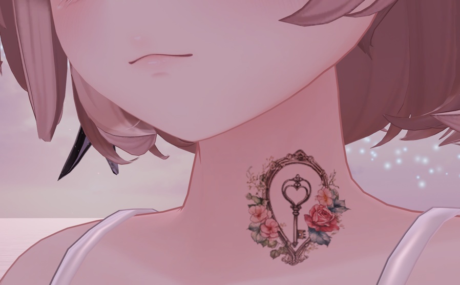 VRC 鍵と薔薇のタトゥー おまけ有!