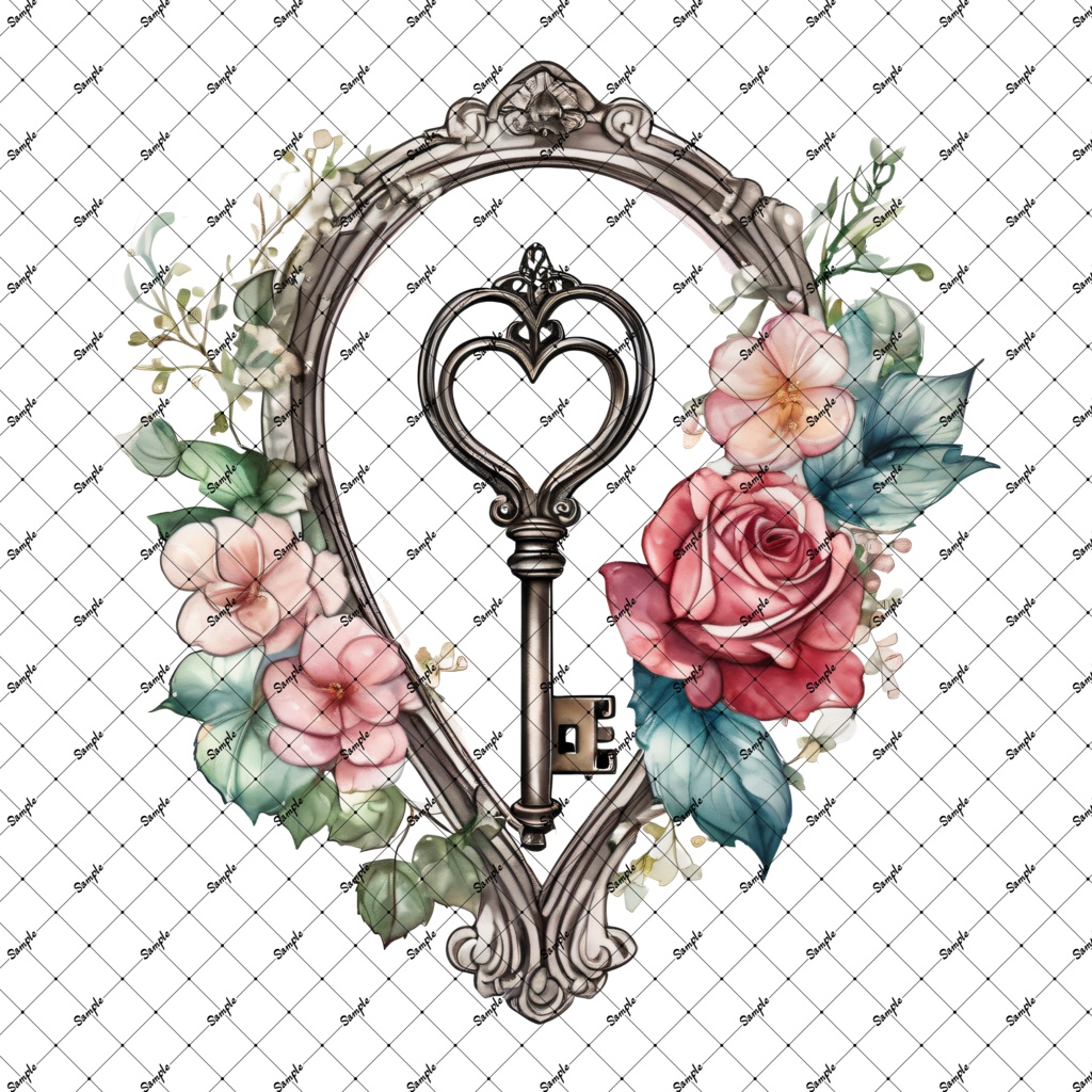 VRC 鍵と薔薇のタトゥー おまけ有!