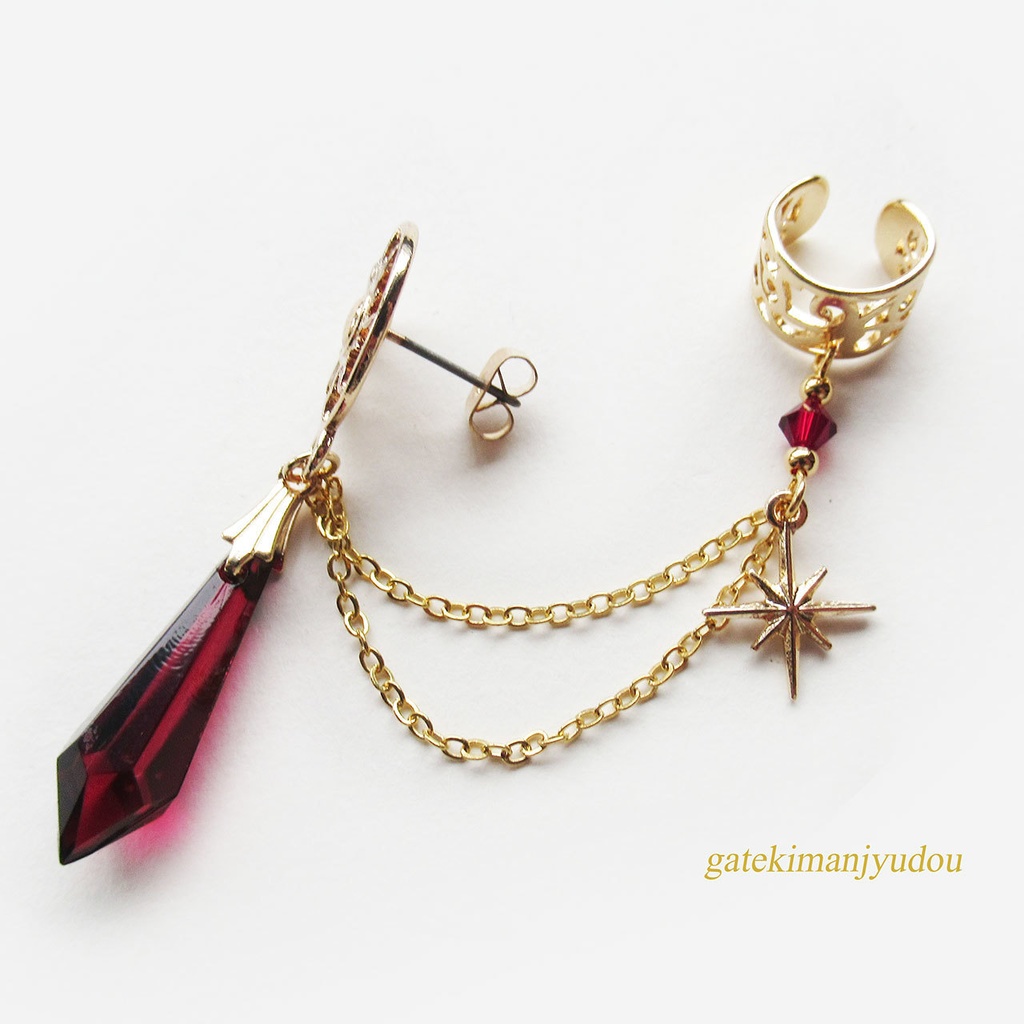 【FGO】カルナイメージ◆ ピアス&イヤーカフ