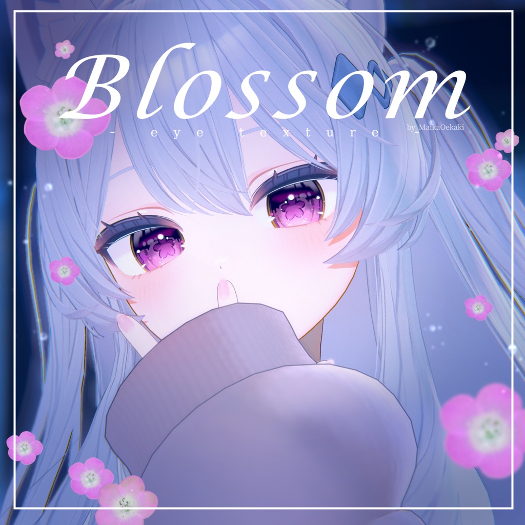 【6アバター対応】🌸Blossom Eye Texture🌸