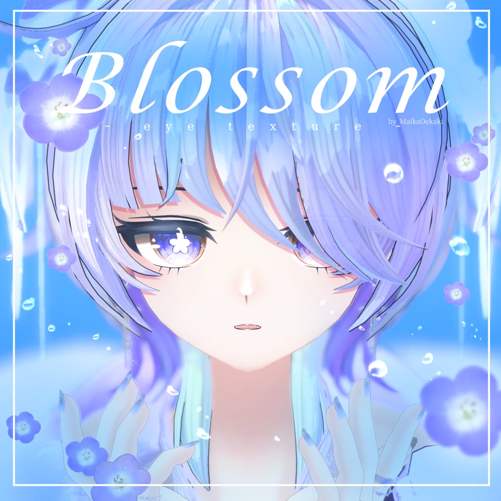 【6アバター対応】🌸Blossom Eye Texture🌸