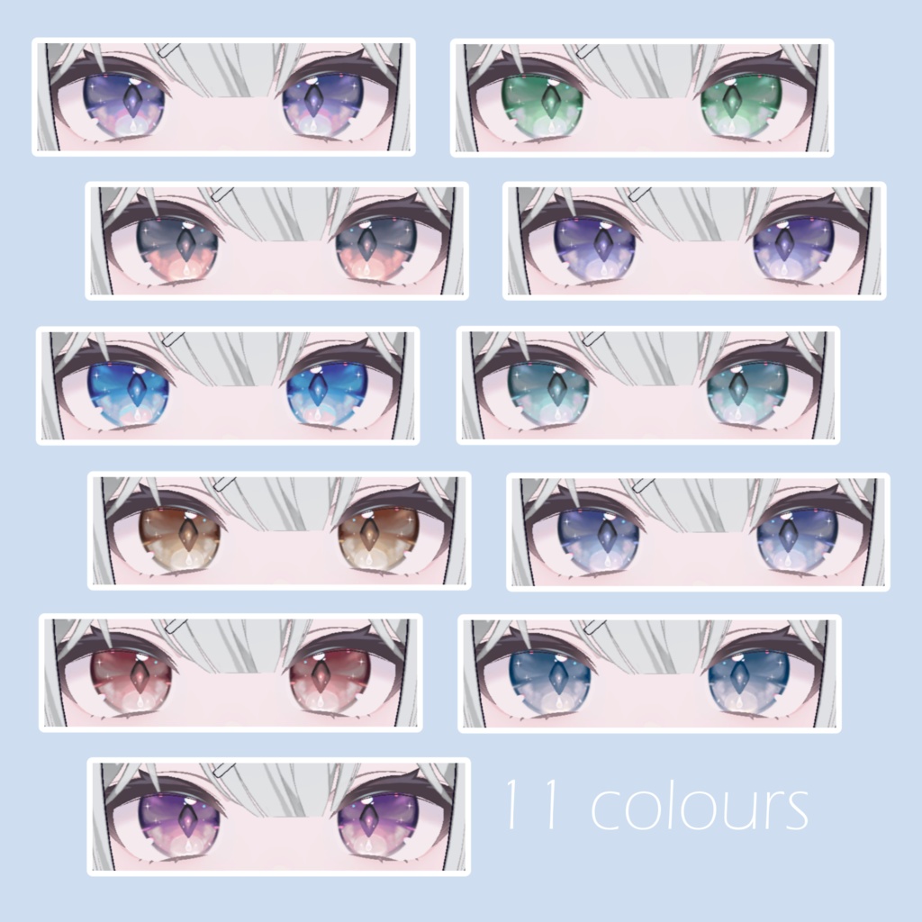 【6アバター対応】💧Lacrima Eye Texture💧