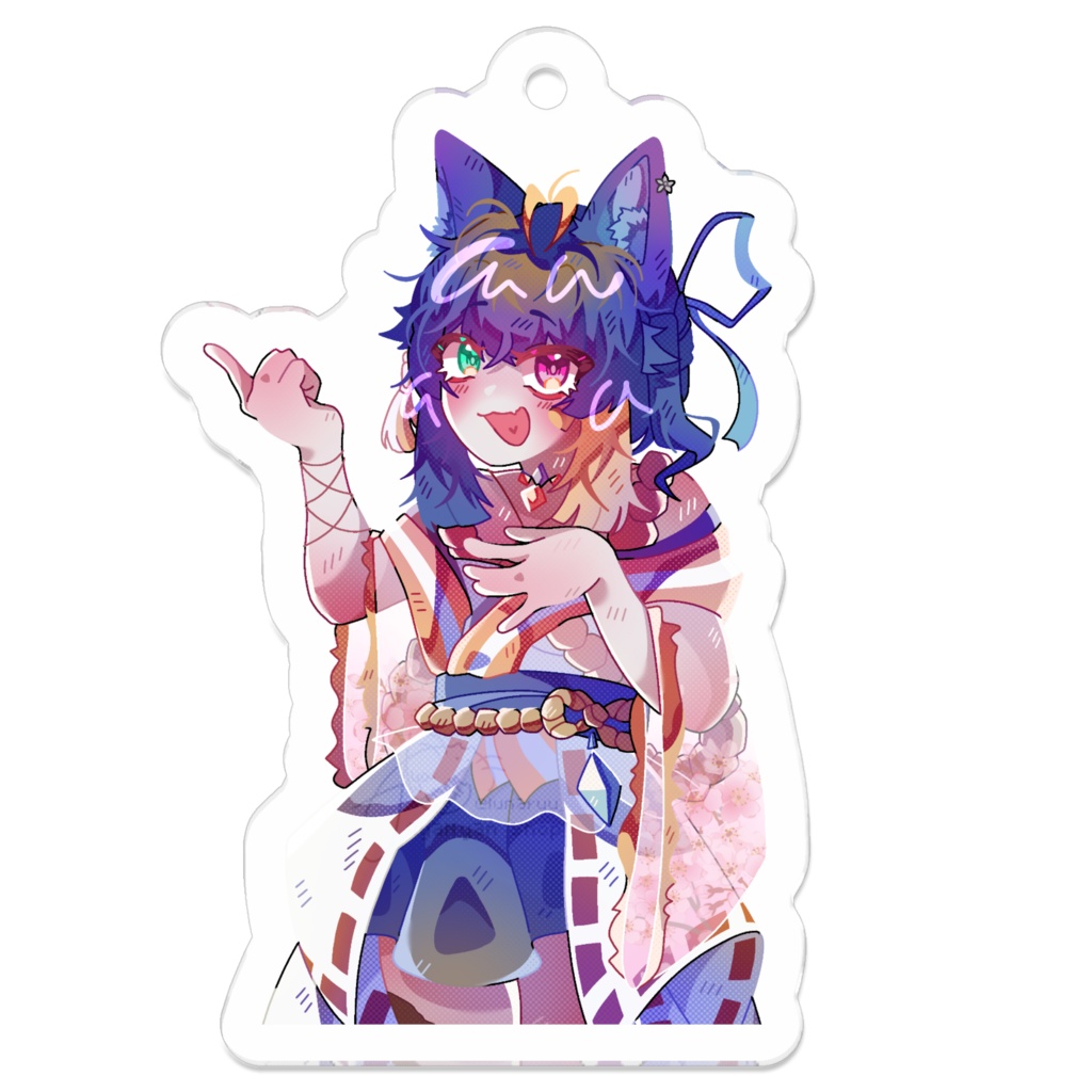 「ColorSing 6月 ver」アクリルキーホルダー - 50 x 50 (mm)