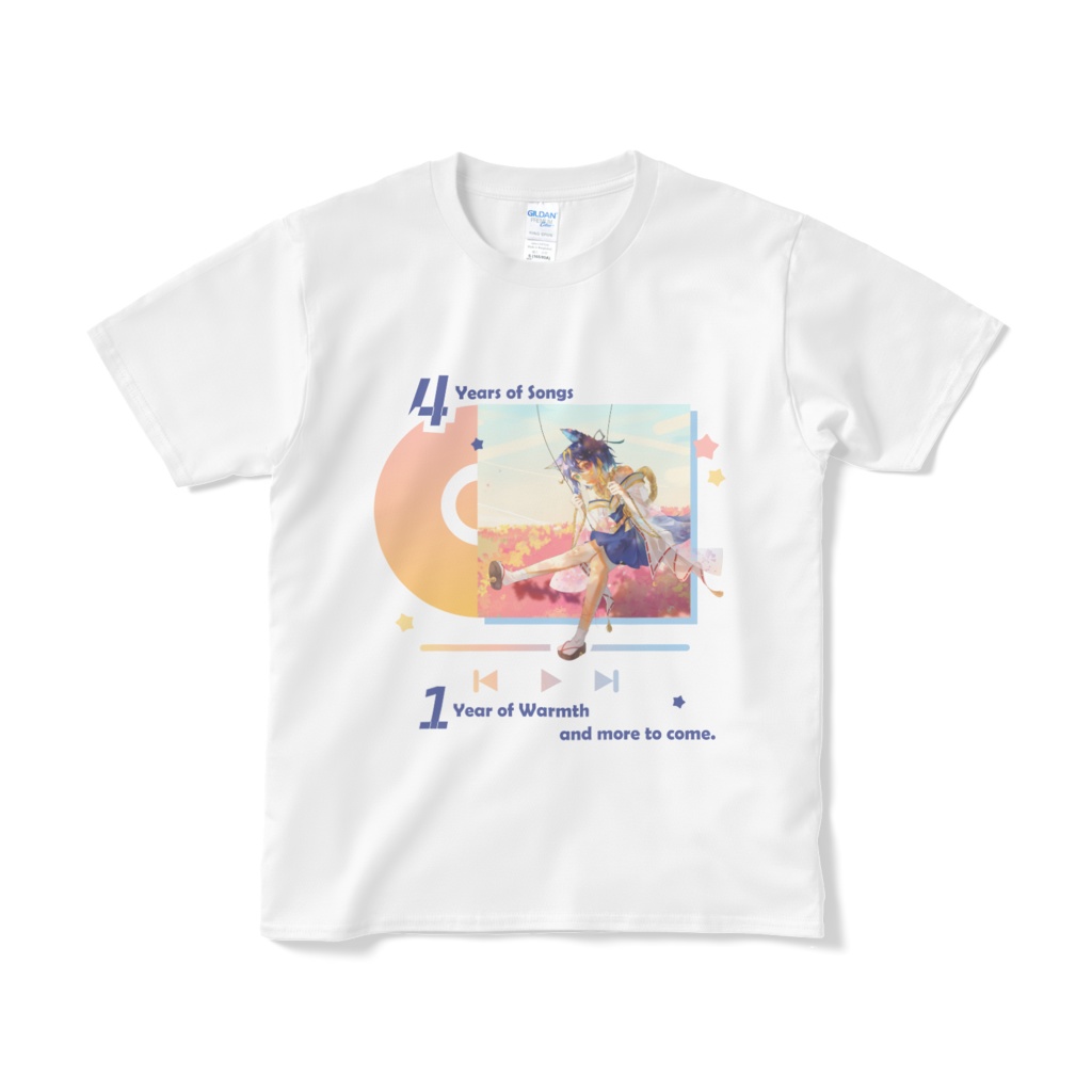 Tシャツ ver. 4+1周年記念
