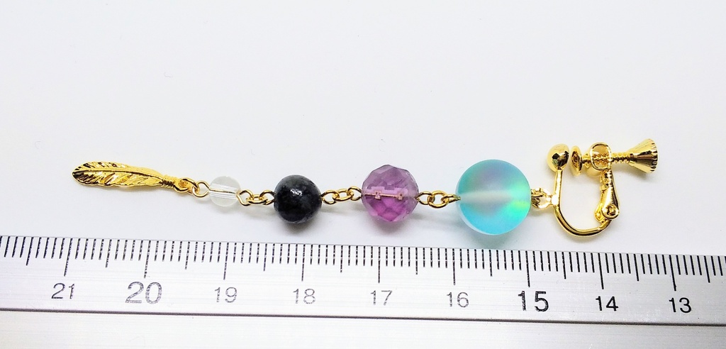 司馬懿イメージイヤリング(ピアスへの変更可能)