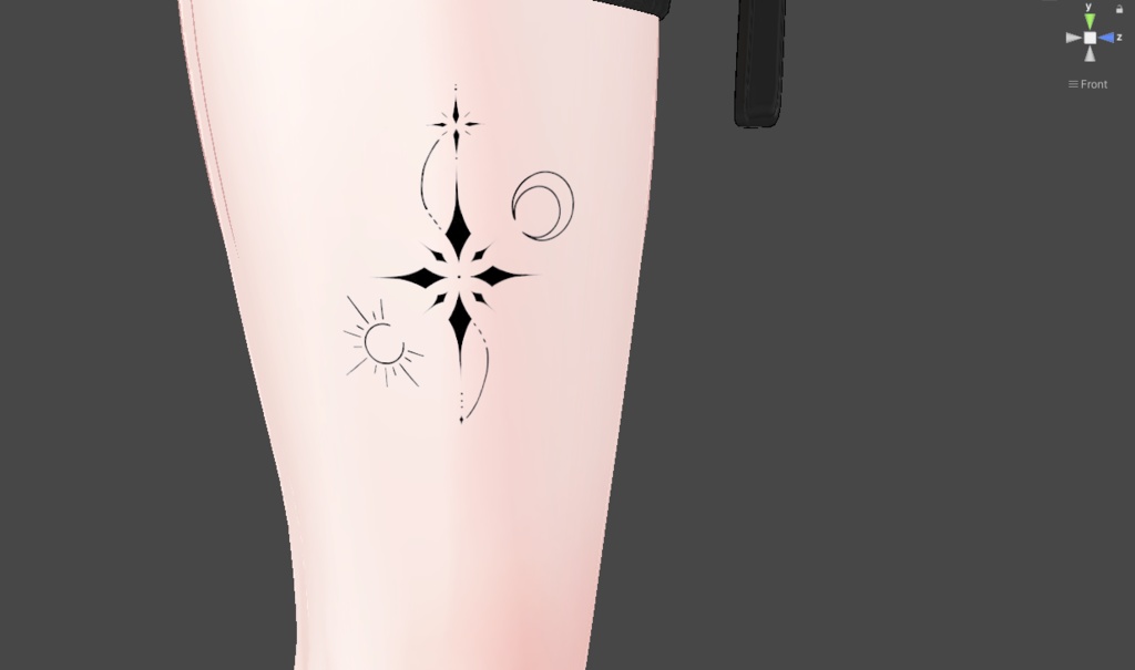 【VRC想定】Celestial Axis Tattoo