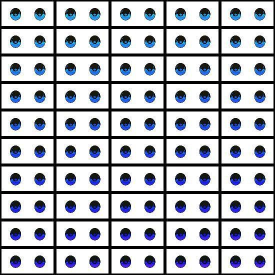 【VRoid】360色 瞳 テクスチャ Eye Texture No.8