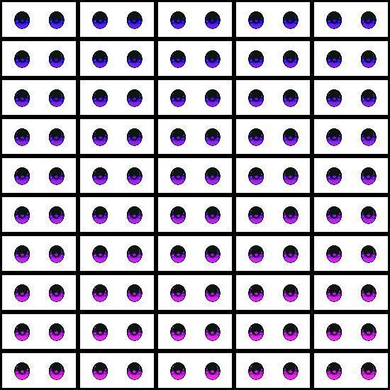 【VRoid】360色 瞳 テクスチャ Eye Texture No.8