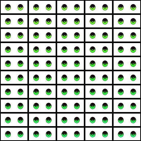 【VRoid】360色 瞳 テクスチャ Eye Texture No.8