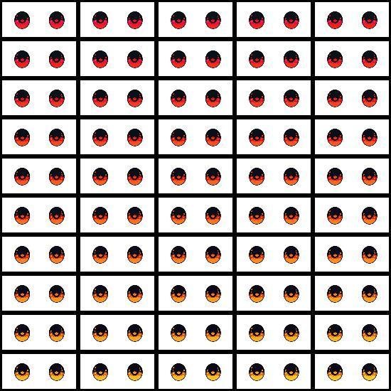 【VRoid】360色 瞳 テクスチャ Eye Texture No.8