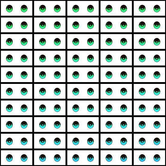 【VRoid】360色 瞳 テクスチャ Eye Texture No.8