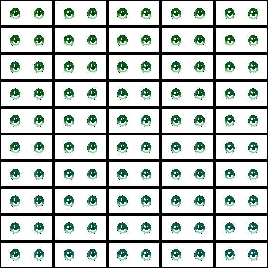 【VRoid】360色 瞳 テクスチャ Eye Texture No.5