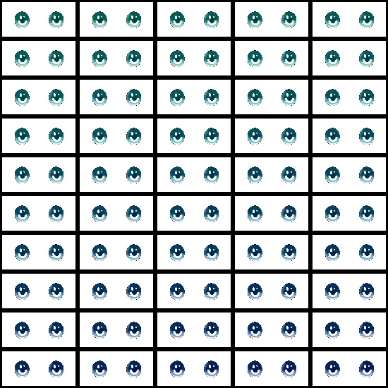 【VRoid】360色 瞳 テクスチャ Eye Texture No.5