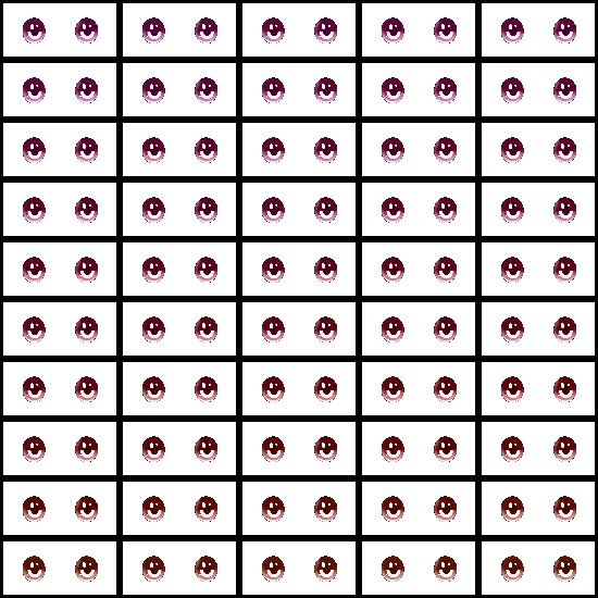 【VRoid】360色 瞳 テクスチャ Eye Texture No.5