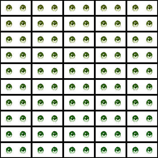 【VRoid】360色 瞳 テクスチャ Eye Texture No.5