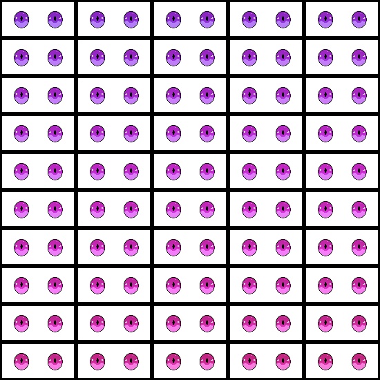 【VRoid】360色 瞳 テクスチャ Eye Texture No.14