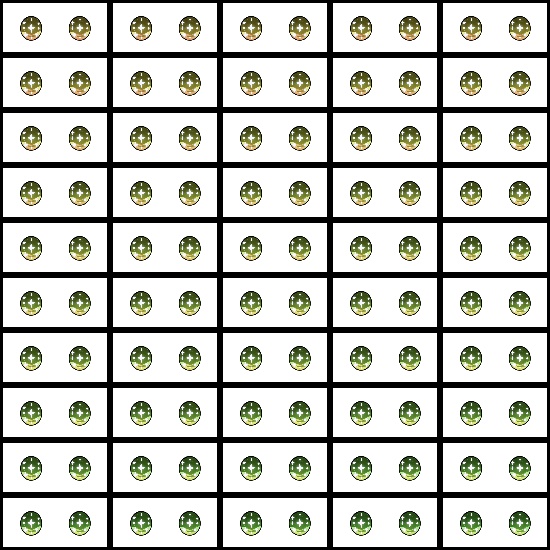 【VRoid】360色 瞳 テクスチャ Eye Texture No.15