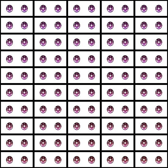 【VRoid】360色 瞳 テクスチャ Eye Texture No.15