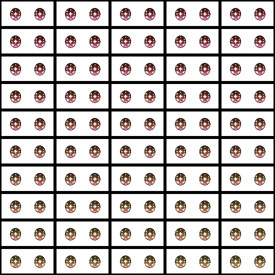 【VRoid】360色 瞳 テクスチャ Eye Texture No.15