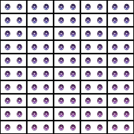 【VRoid】360色 瞳 テクスチャ Eye Texture No.15