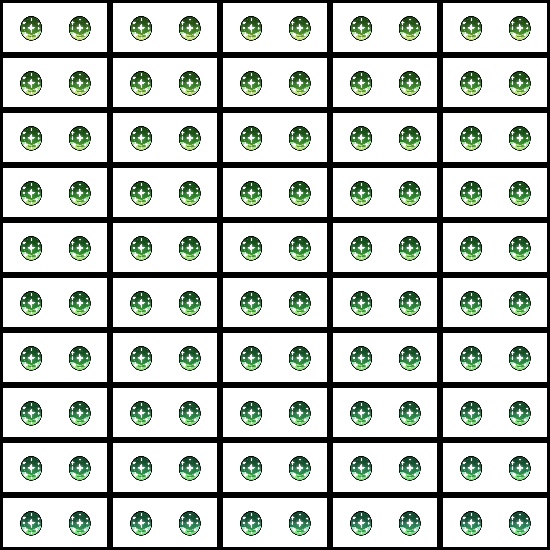 【VRoid】360色 瞳 テクスチャ Eye Texture No.15