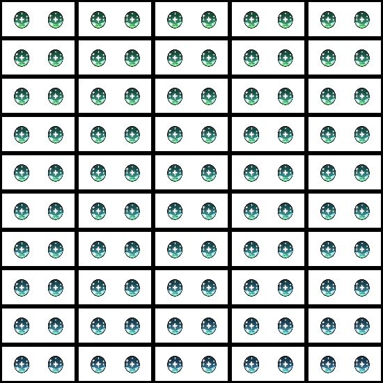 【VRoid】360色 瞳 テクスチャ Eye Texture No.15