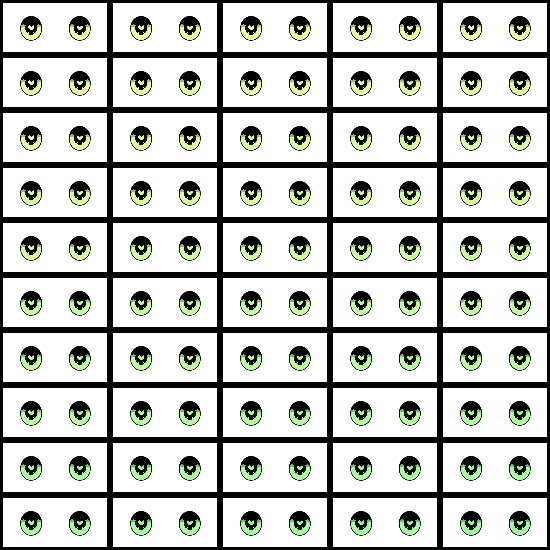 【VRoid】360色 瞳 テクスチャ Eye Texture No.16