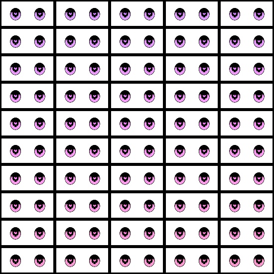 【VRoid】360色 瞳 テクスチャ Eye Texture No.16