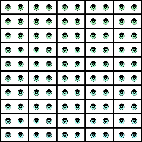 【VRoid】360色 瞳 テクスチャ Eye Texture No.16