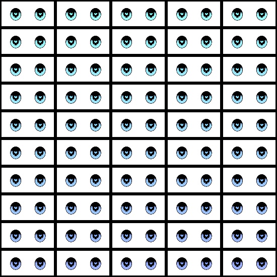 【VRoid】360色 瞳 テクスチャ Eye Texture No.16