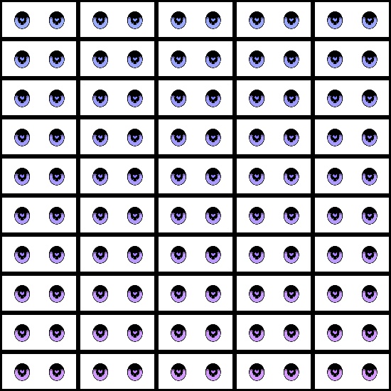 【VRoid】360色 瞳 テクスチャ Eye Texture No.16