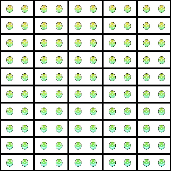 【VRoid】360色 瞳 テクスチャ Eye Texture No.17