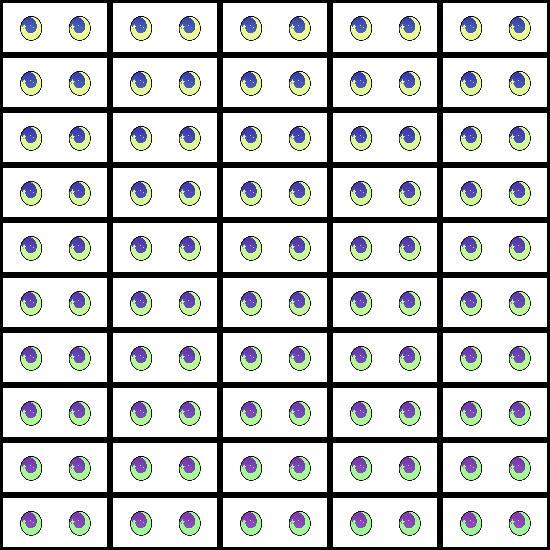 【VRoid】360色 瞳 テクスチャ Eye Texture No.18