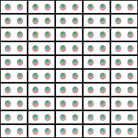 【VRoid】360色 瞳 テクスチャ Eye Texture No.18