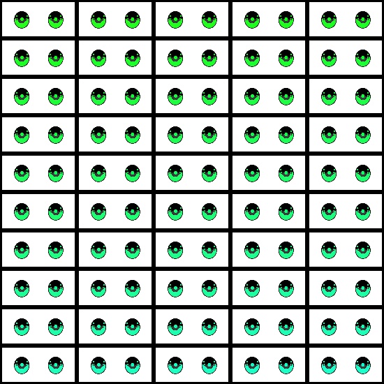 【VRoid】360色 瞳 テクスチャ Eye Texture No.19