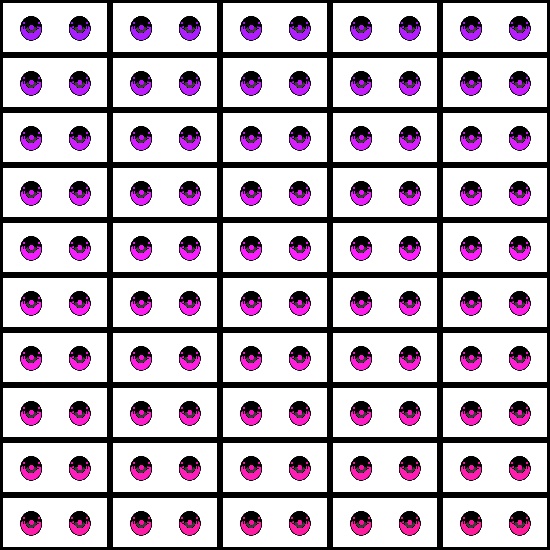 【VRoid】360色 瞳 テクスチャ Eye Texture No.19