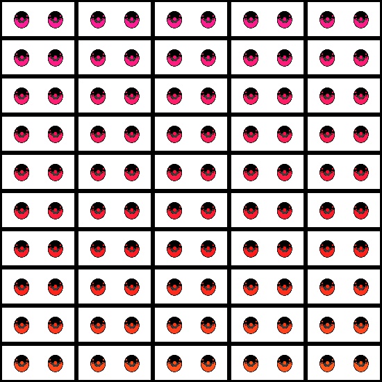 【VRoid】360色 瞳 テクスチャ Eye Texture No.19